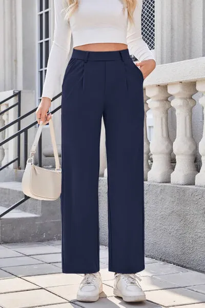 Lovelet High Waist Wide Straight Pants S-XL