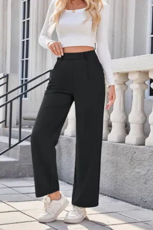 Lovelet High Waist Wide Straight Pants S-XL