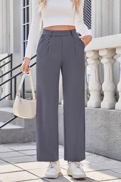 Lovelet High Waist Wide Straight Pants S-XL