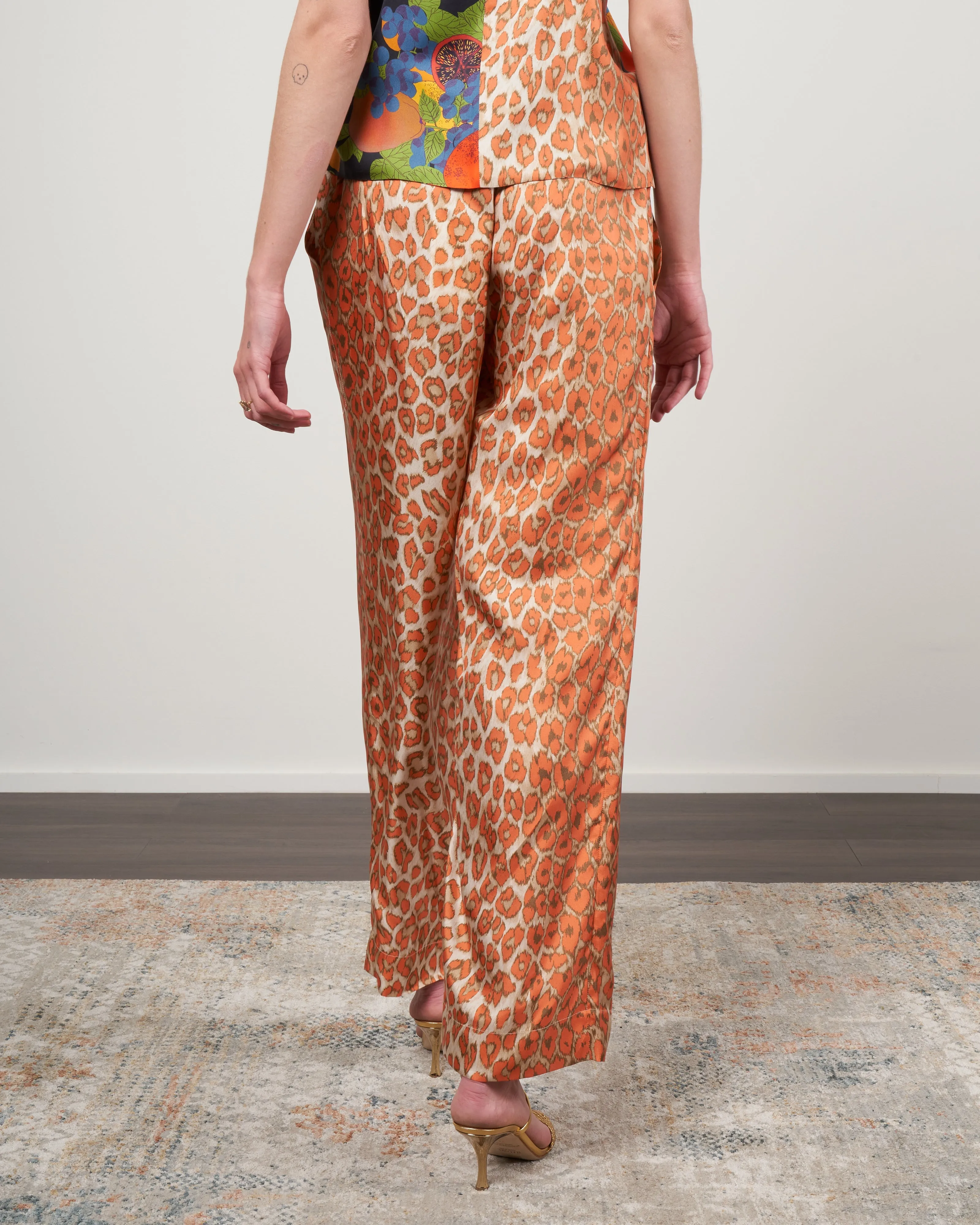 lucky pant - panthere corail