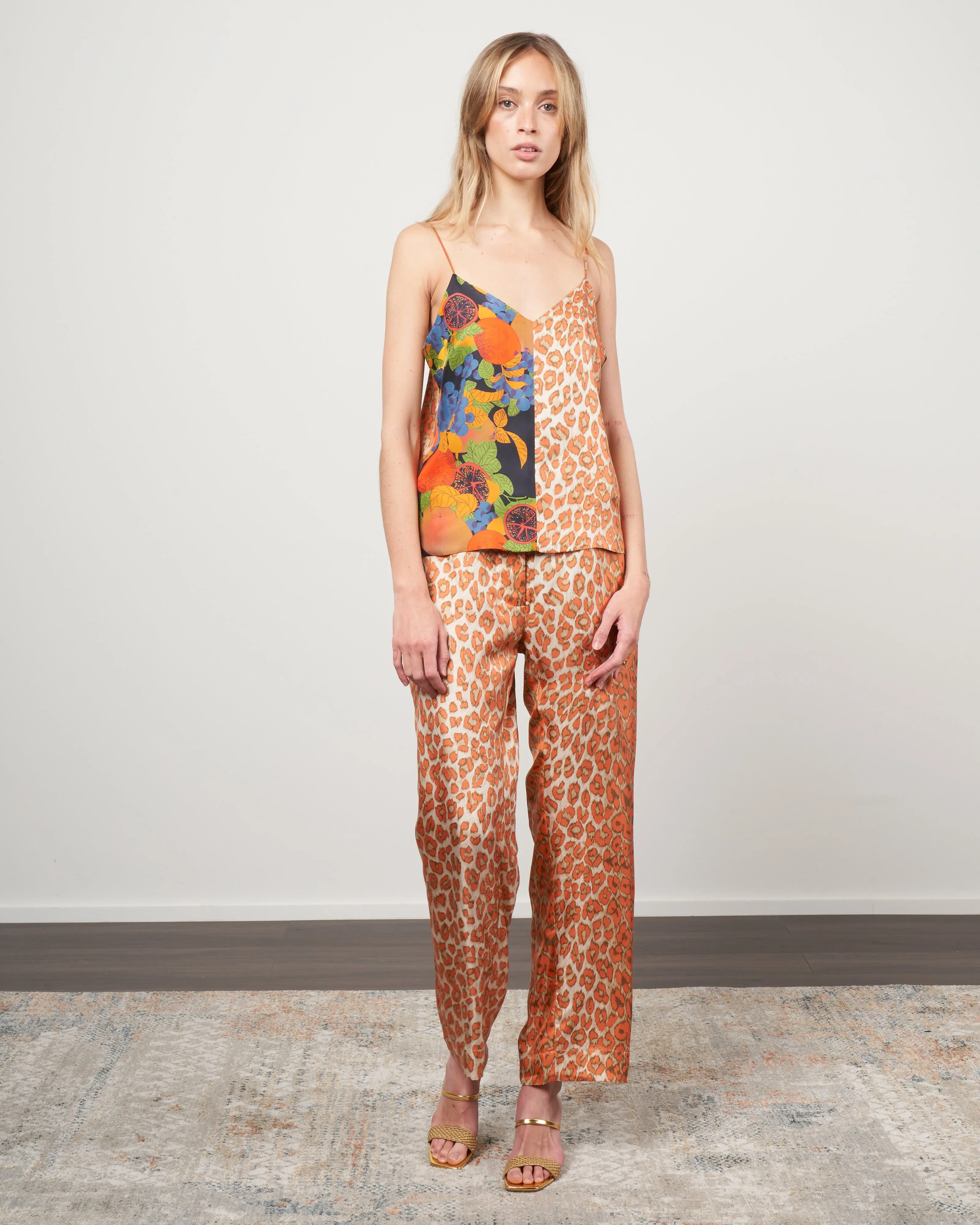 lucky pant - panthere corail