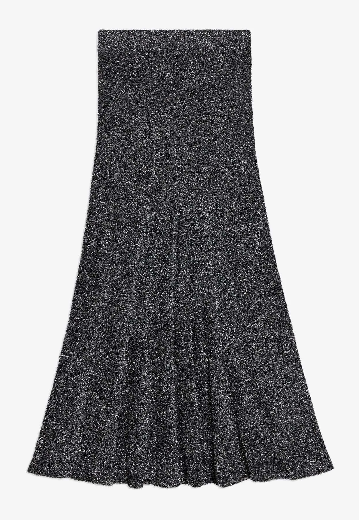 Lurex Knit Maxi Skirt