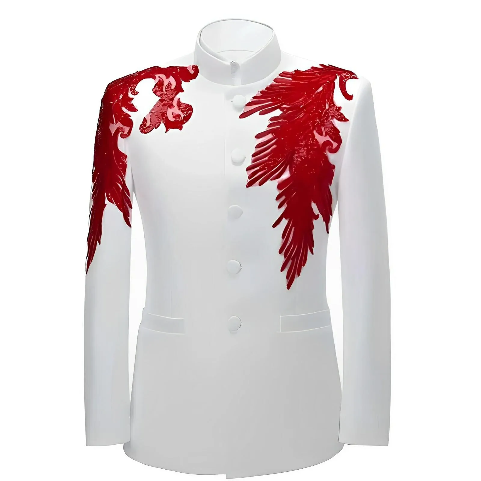 Marlow High-Collar Blazer