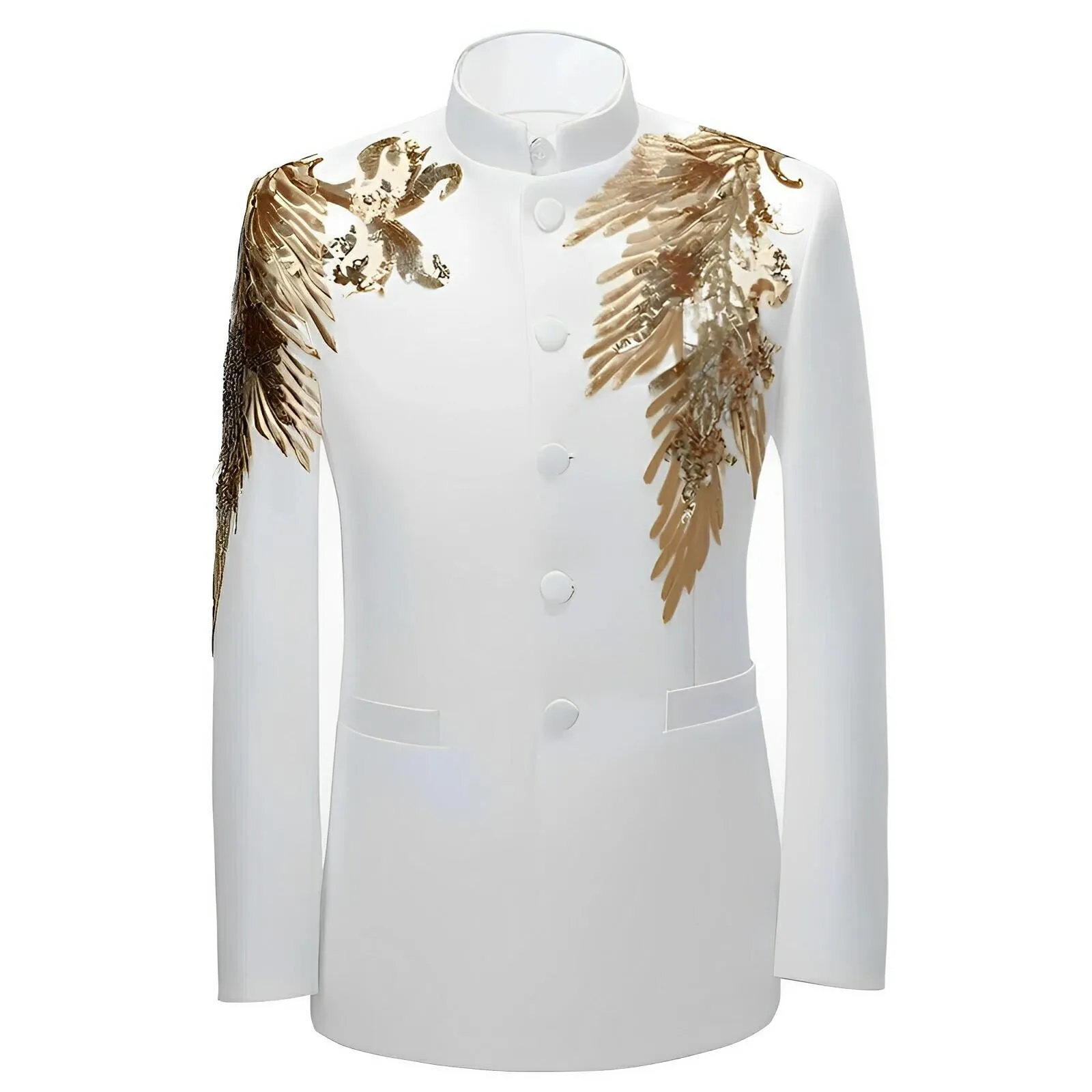 Marlow High-Collar Blazer