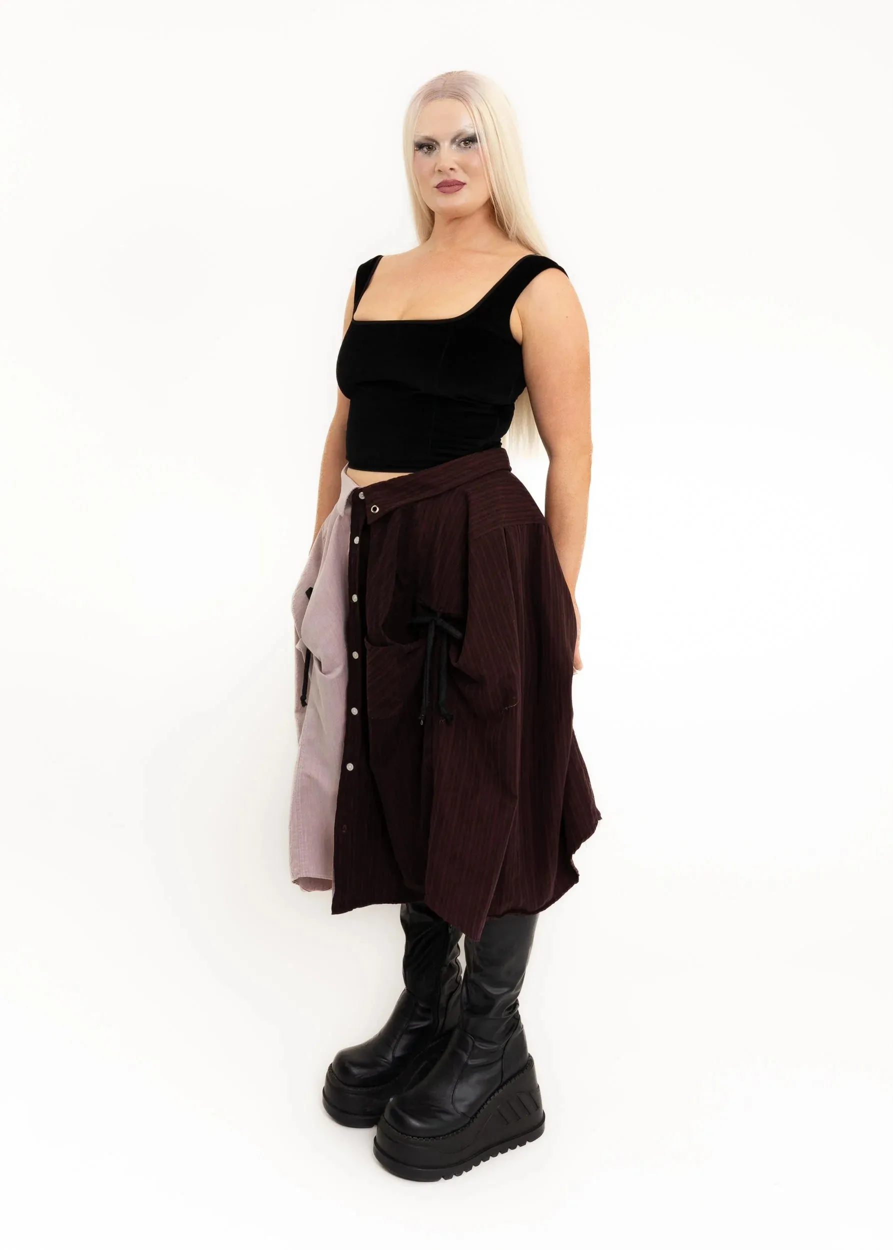 Mash Up Shirt Skirt #3