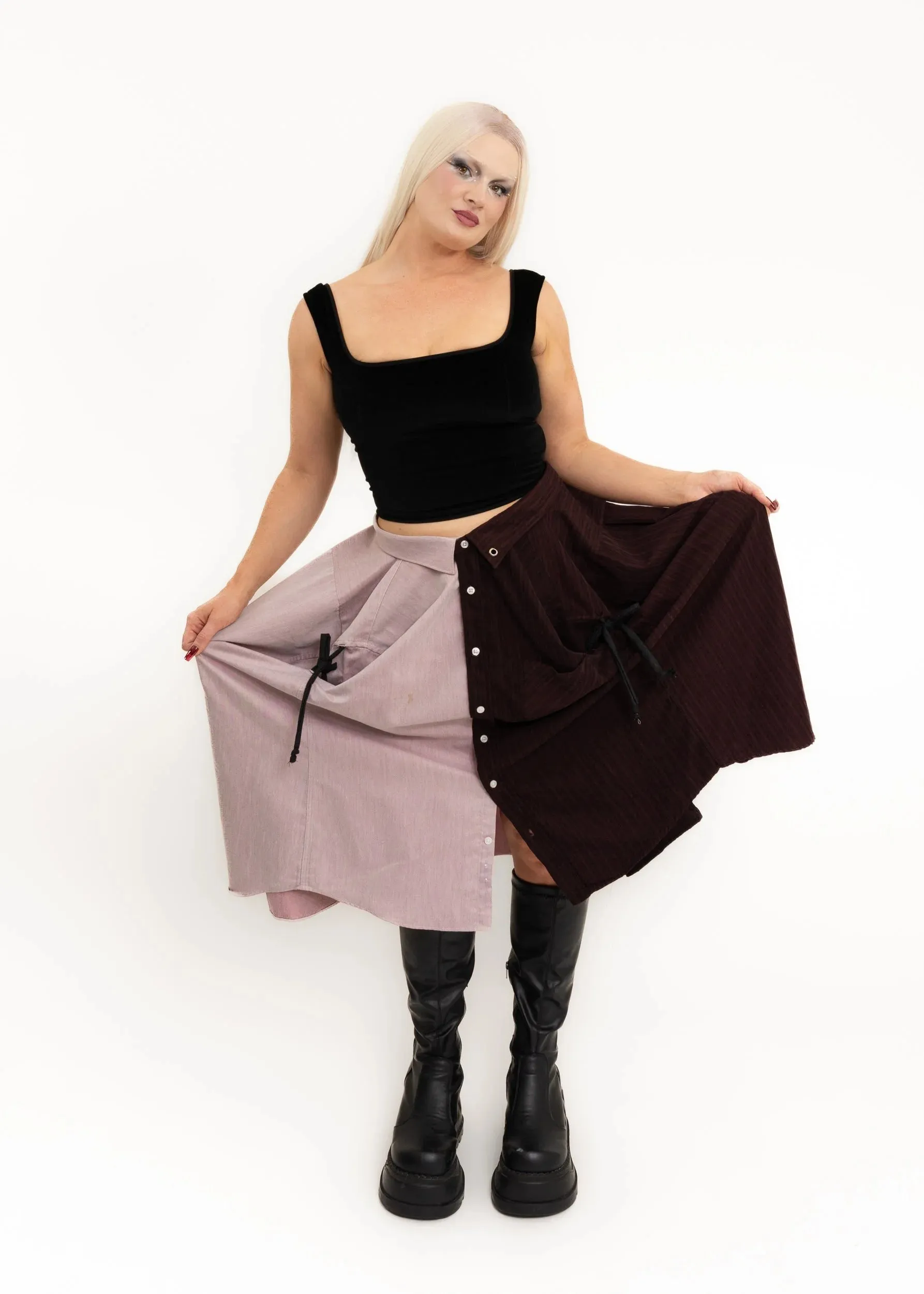 Mash Up Shirt Skirt #3