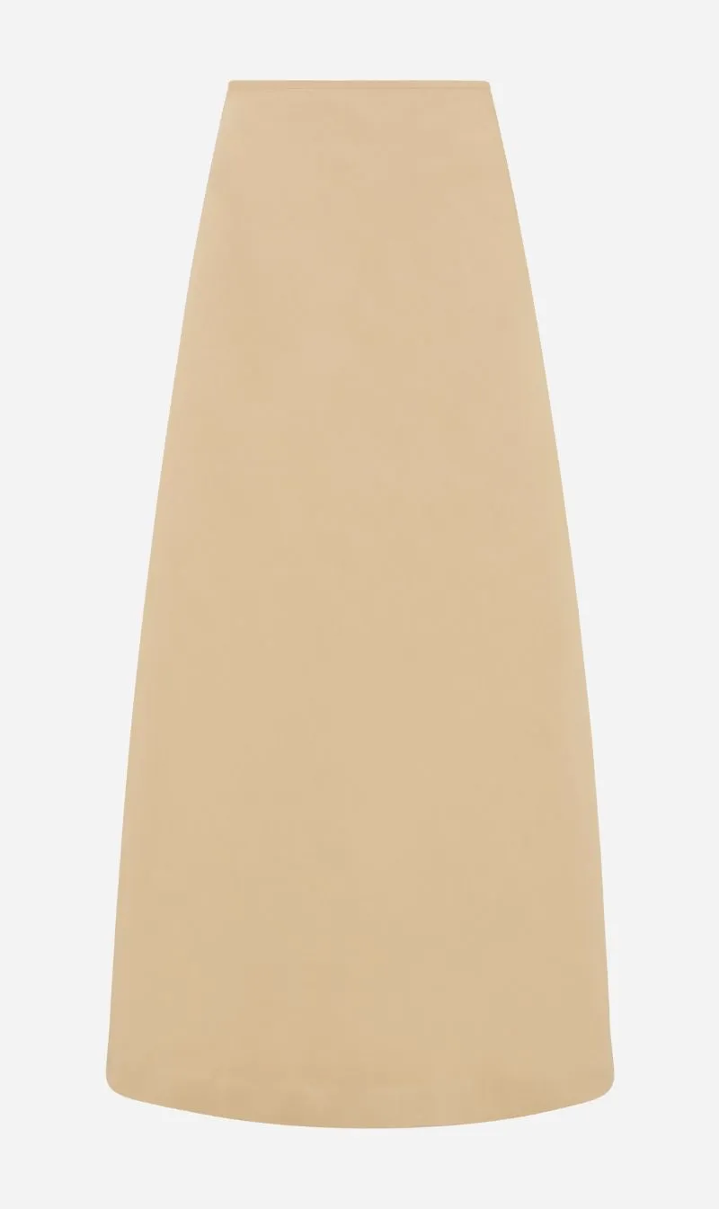 Matteau | A-Line Skirt - Sand