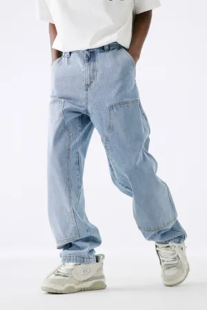 MEDM LOOSE STRAIGHT LEG PANTS