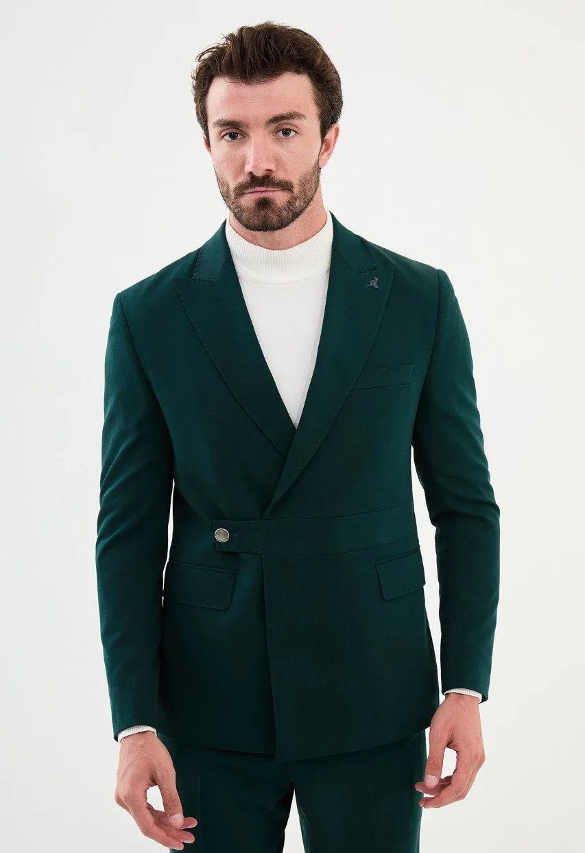 Men's Mint Green Slim Fit Suit