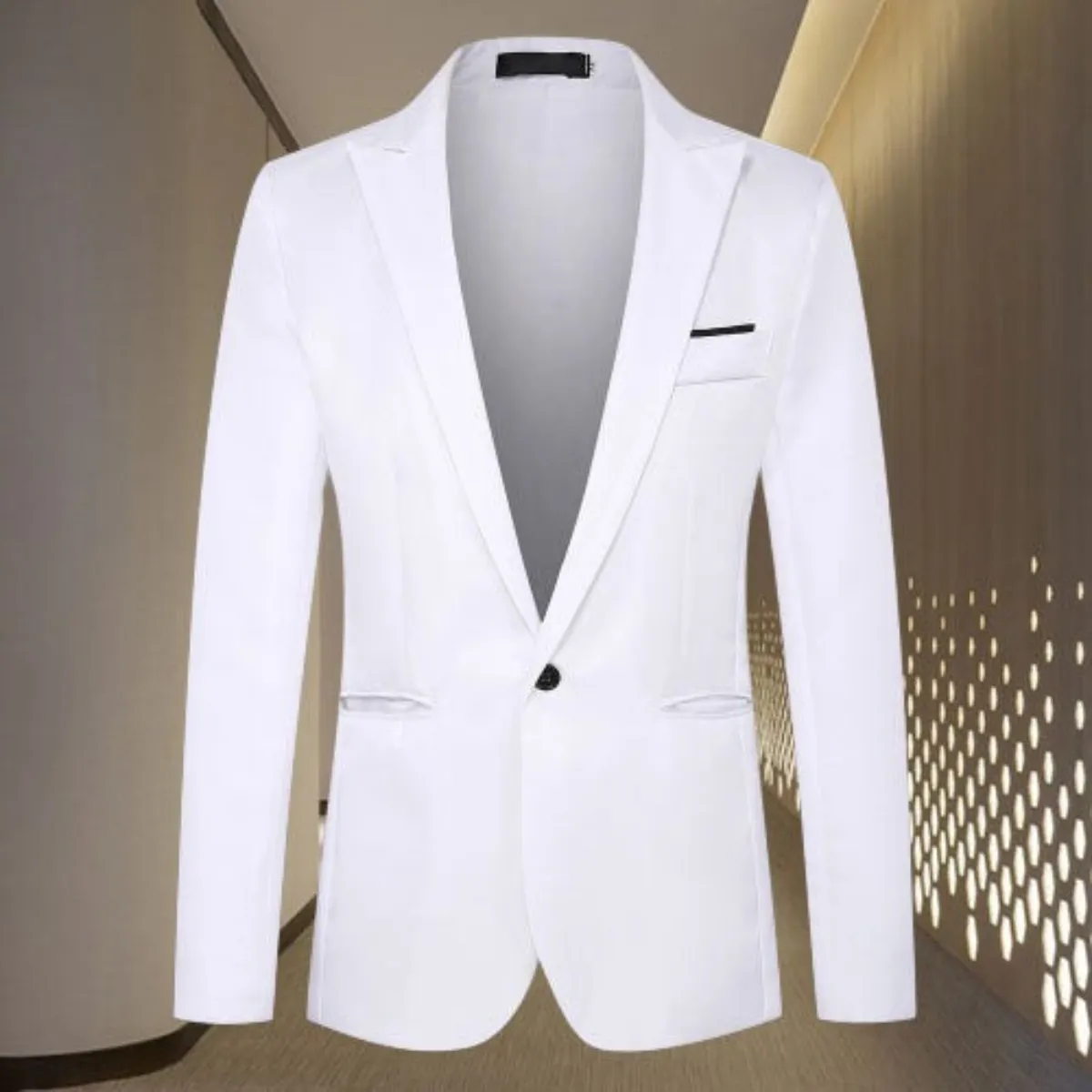 Men's tailored blazer distinguished office & evening attire - premium fabric, timeless style, flattering fit