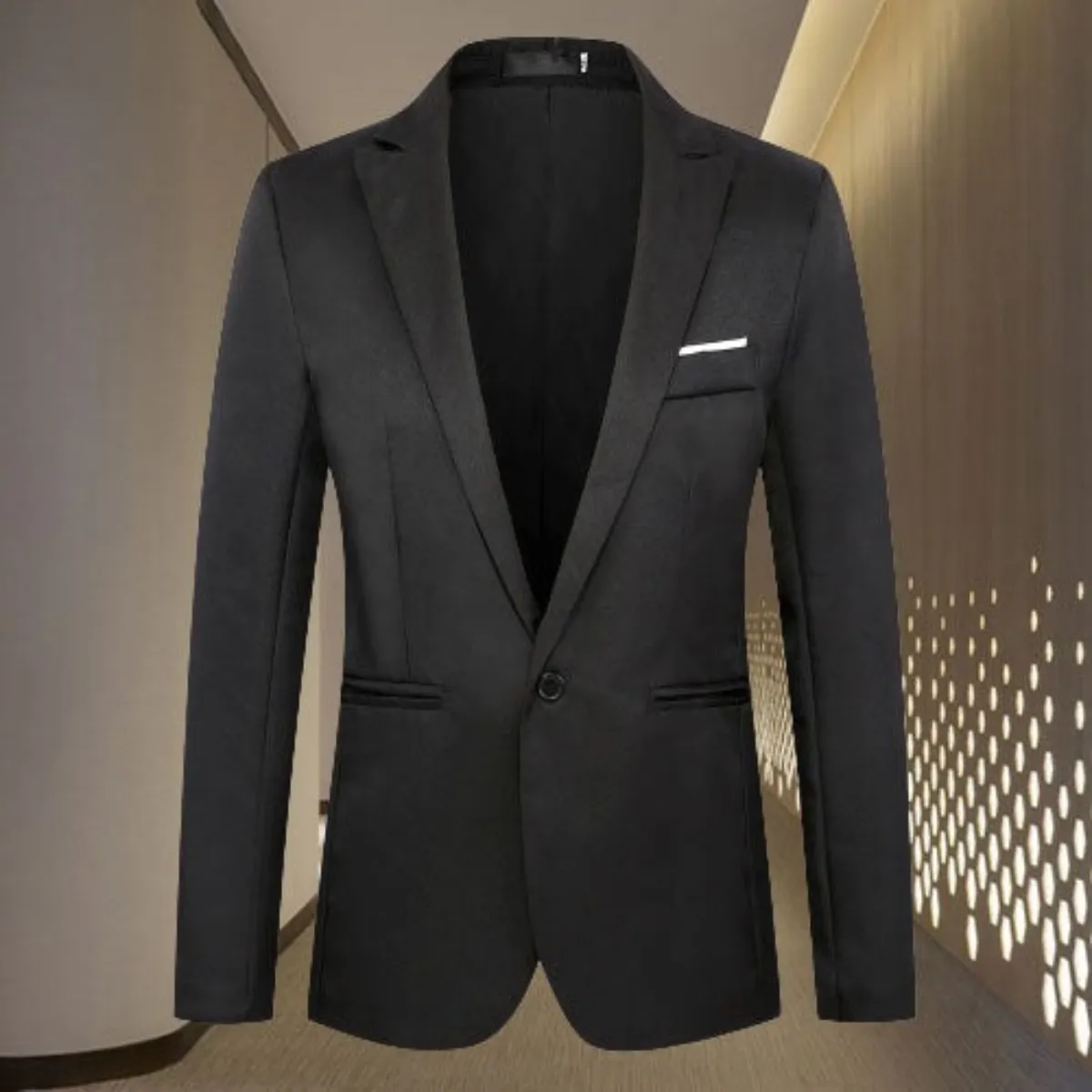Men's tailored blazer distinguished office & evening attire - premium fabric, timeless style, flattering fit