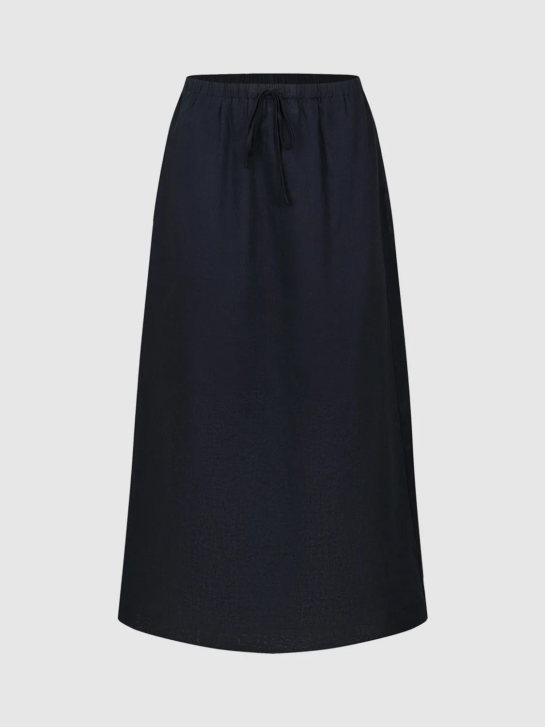 Midi A-Line Skirt