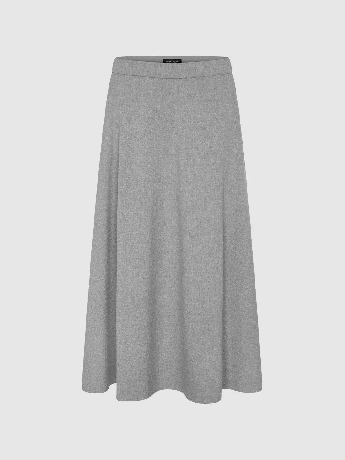 Midi A-Line Skirt