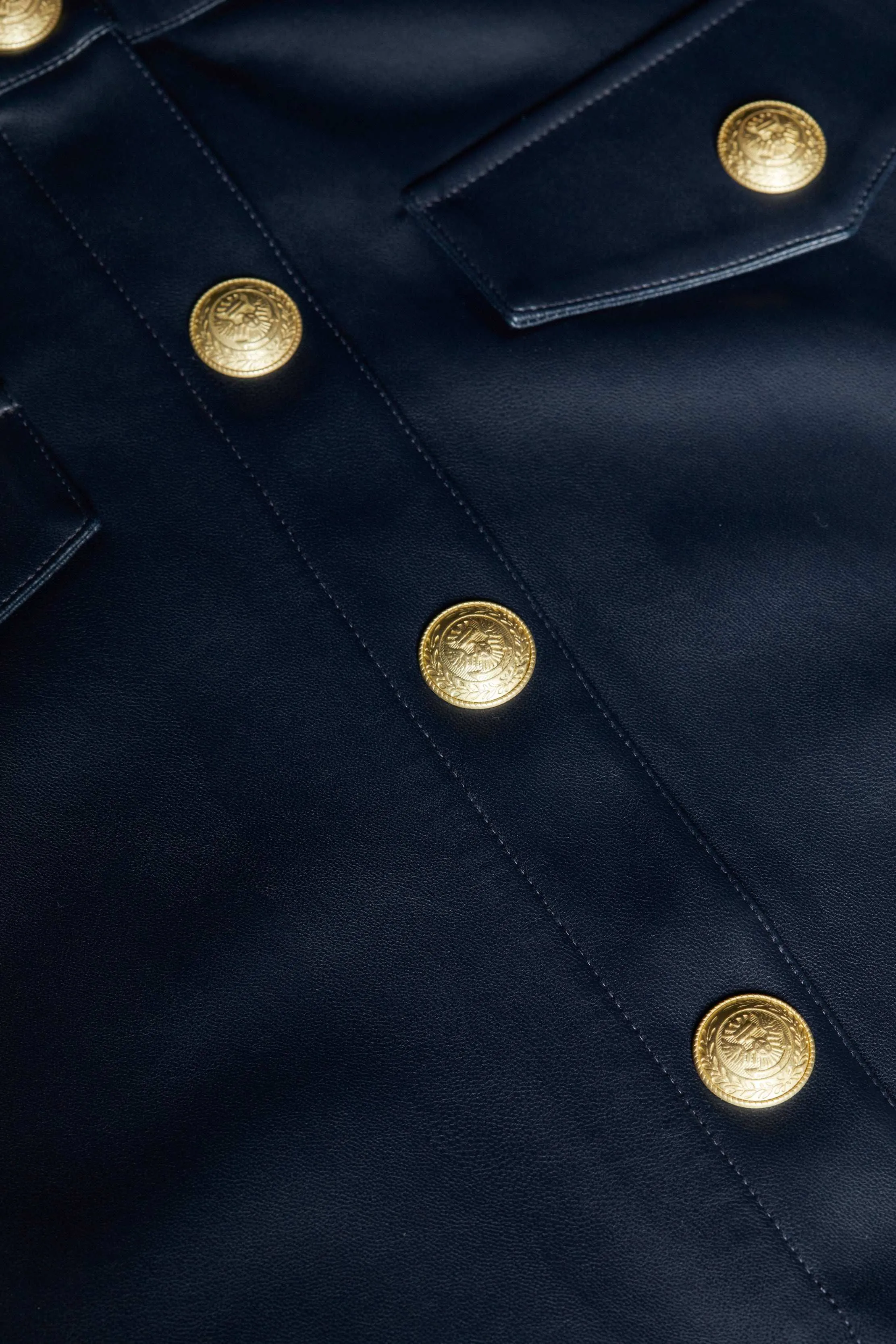 Milann Vegan Leather Skirt