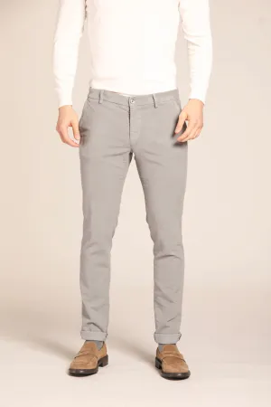 Milano men's chino pants in moleskin extra slim fit