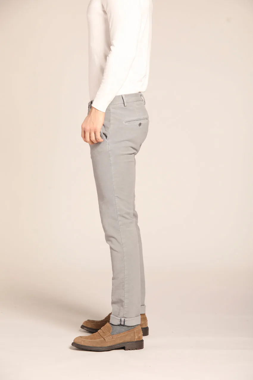 Milano men's chino pants in moleskin extra slim fit