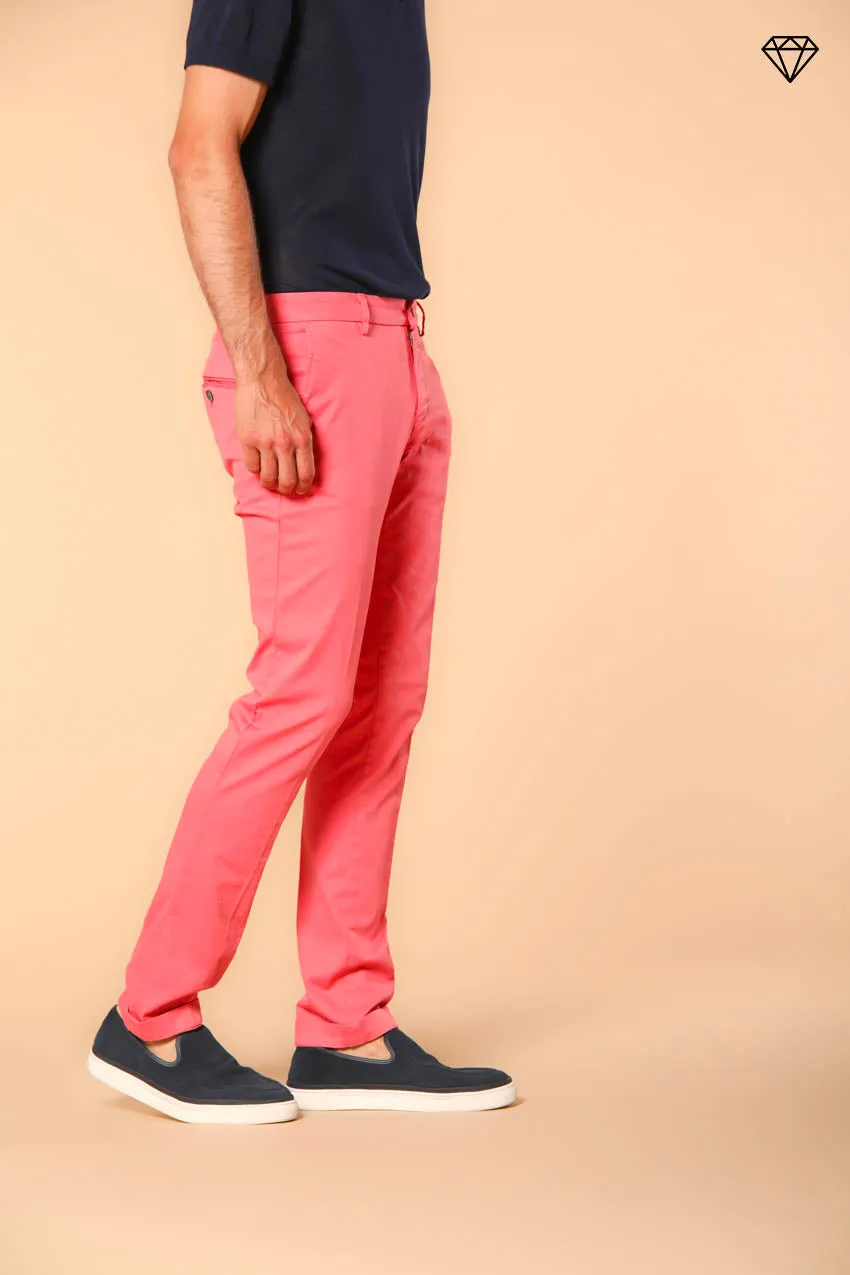 Milano men's chino pants in pima cotton extra slim fit ①
