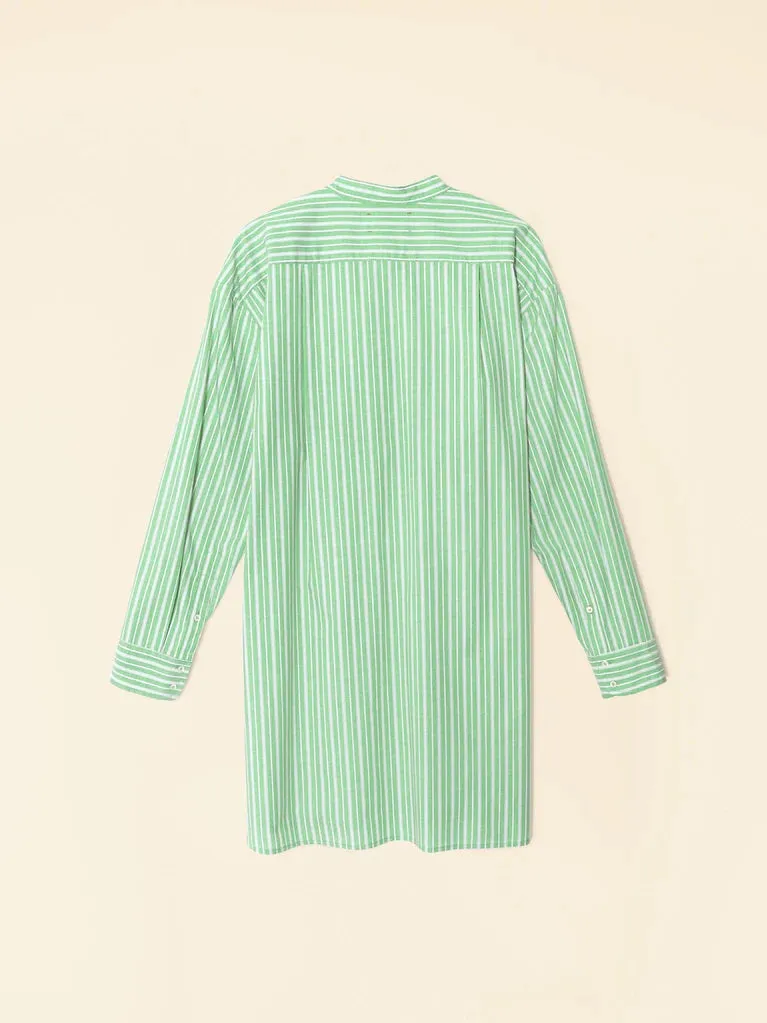 Mills Dress Matcha Stripe