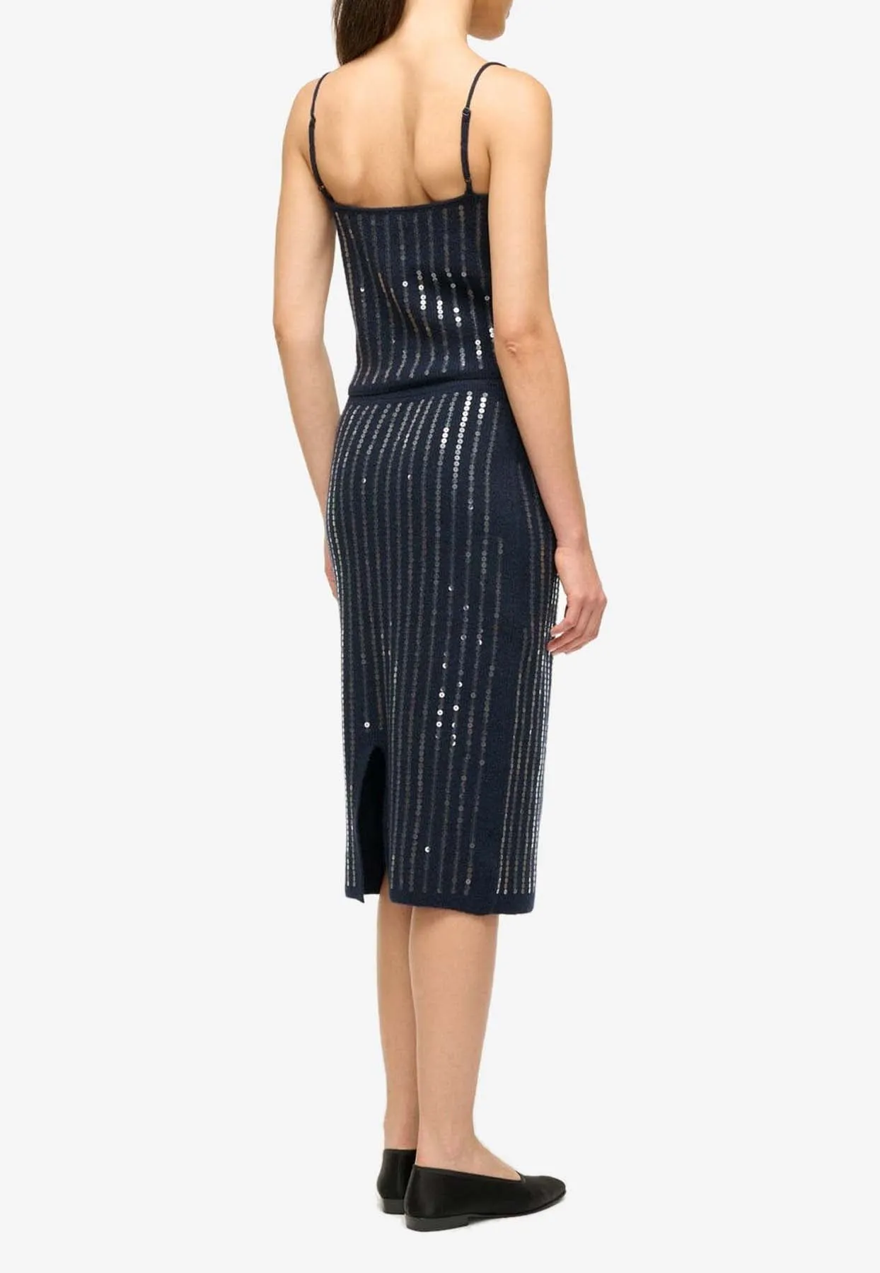 Mimi Sequined Pencil Skirt