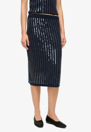 Mimi Sequined Pencil Skirt