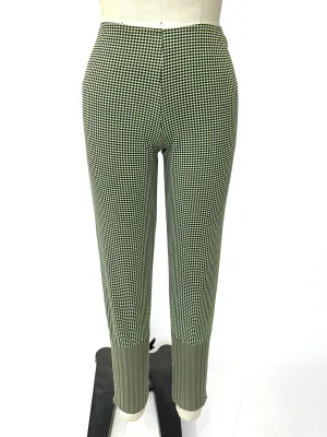 Miu Miu Neon Gingham Pants