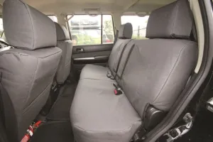 Navara D40 2005  Canvas Seat Covers - Rear