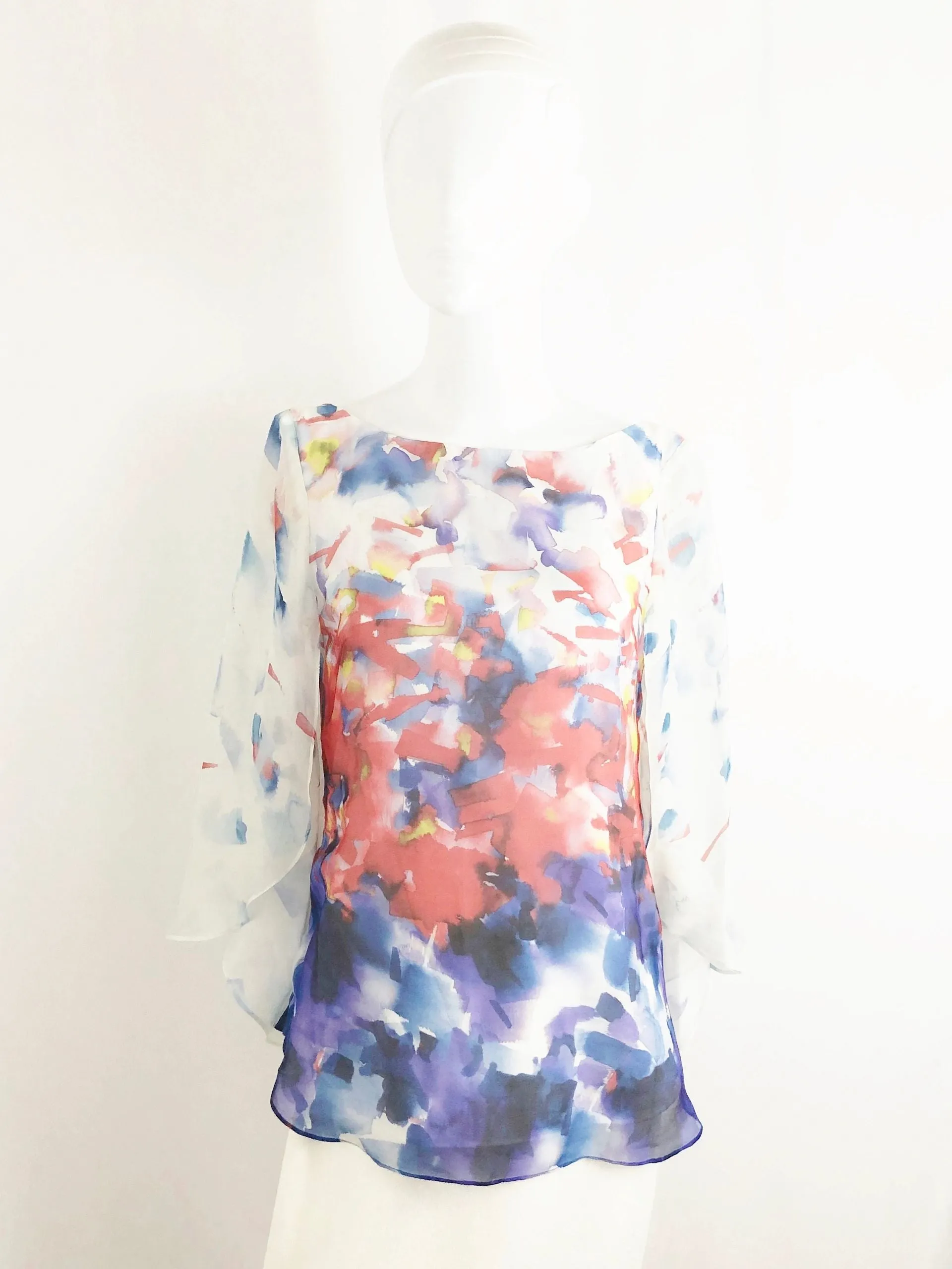 NEW Milly Silk Blouse Size 2