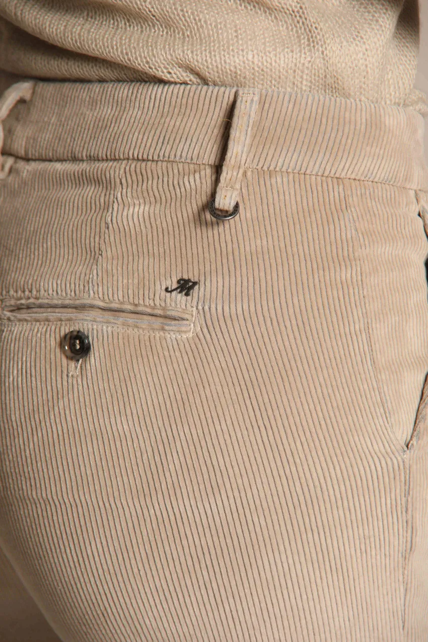 New York Slim women's chino pants in velvet corduroy slim fit 