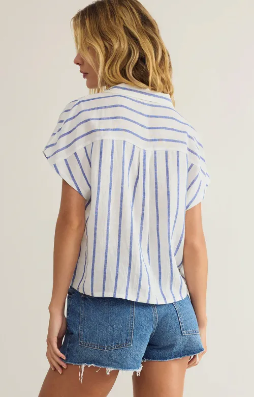 Parallel Short Sleeve Button Down