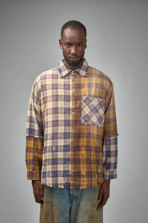 Patchwork Logo Flannel
