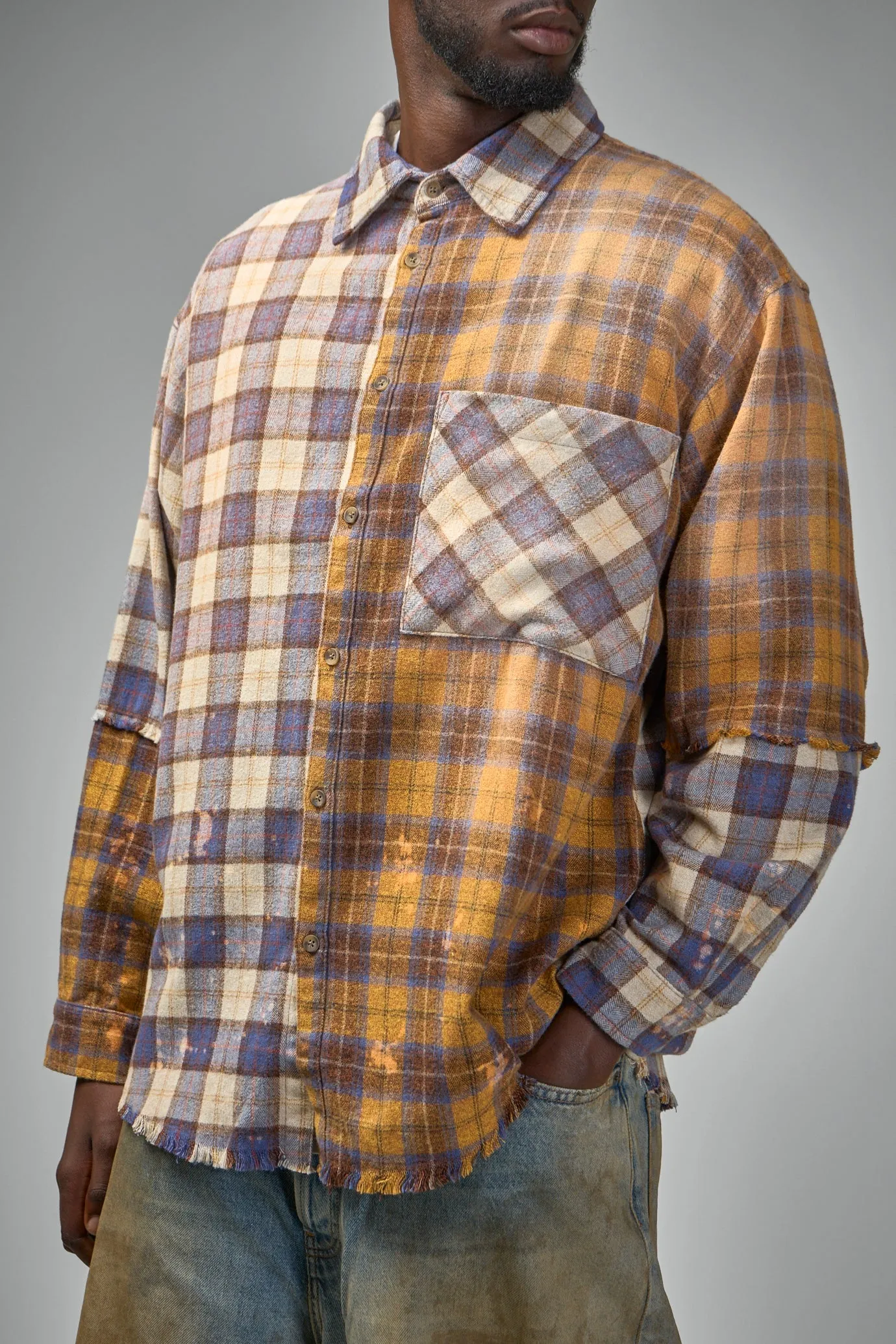 Patchwork Logo Flannel