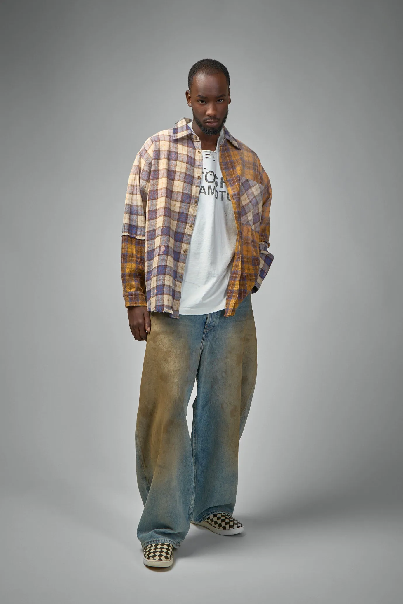 Patchwork Logo Flannel