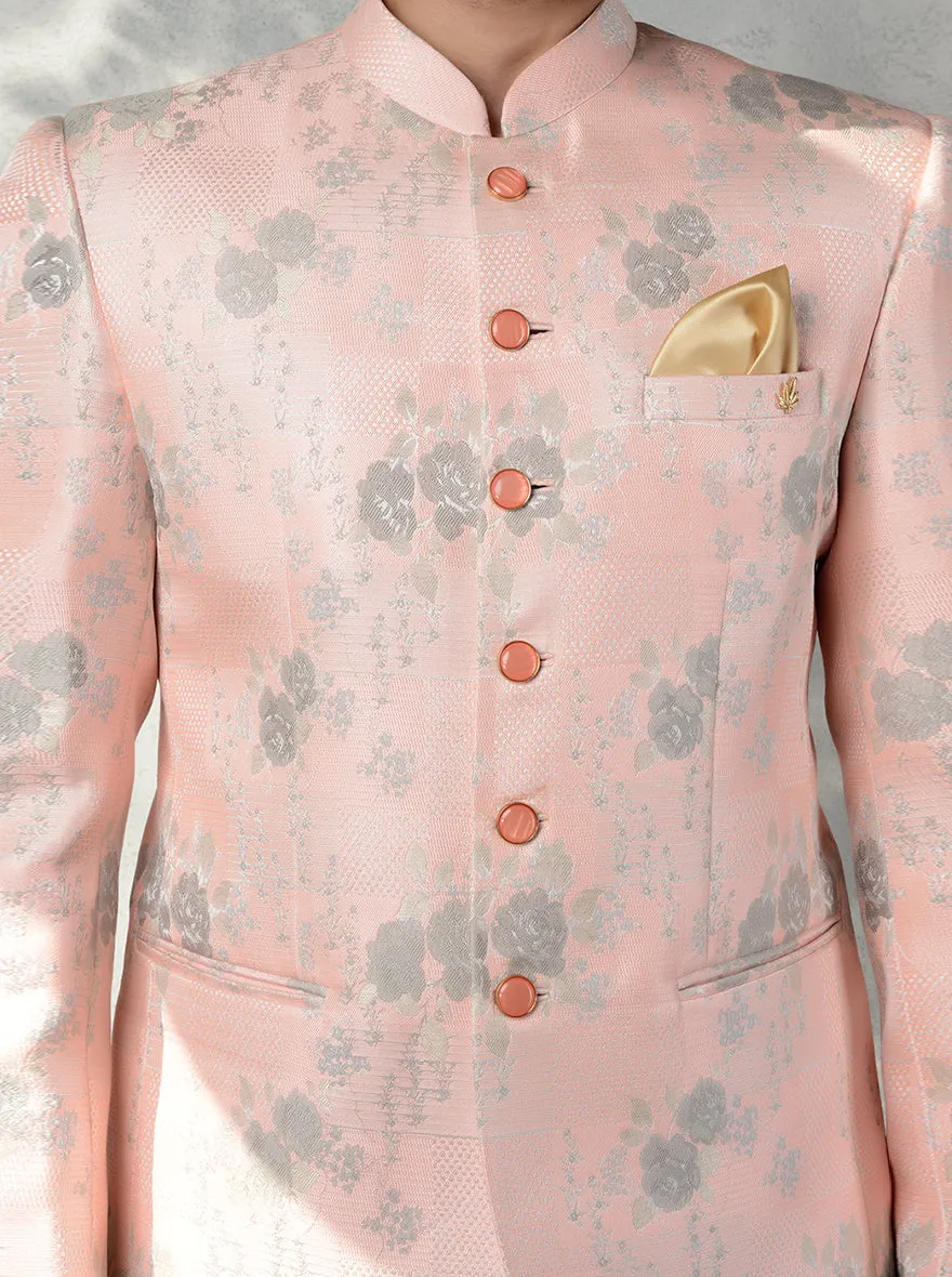 Peach Jodhpuri Suit | JadeBlue