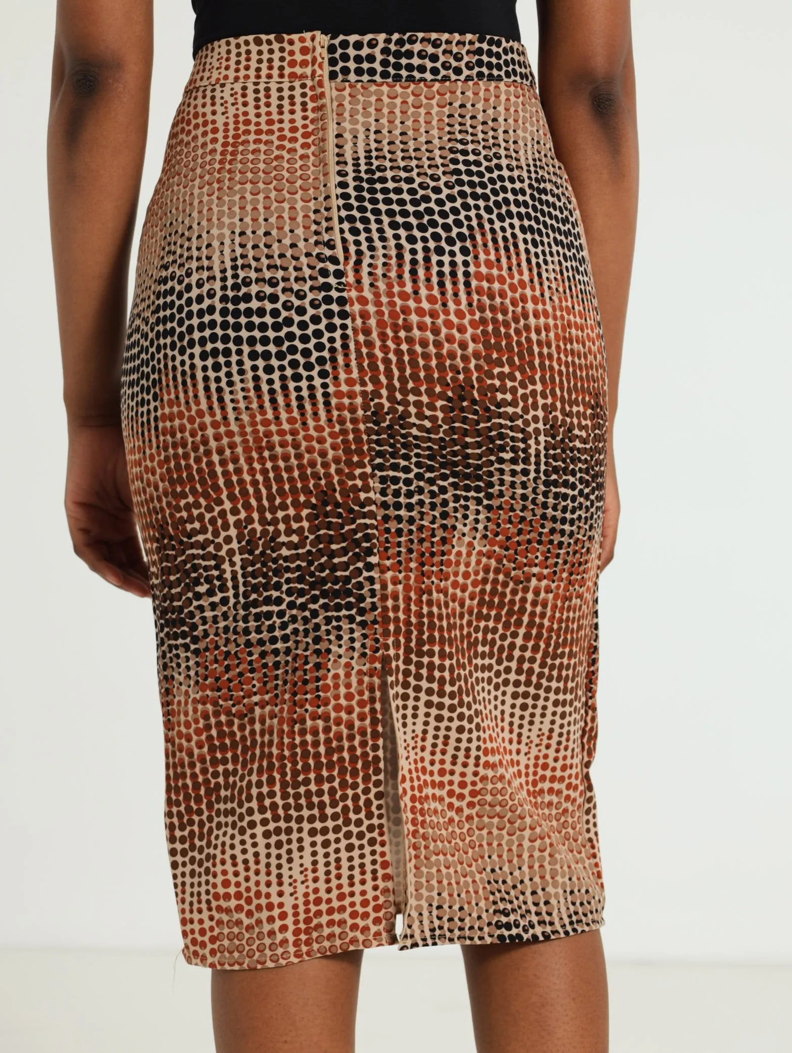 Pencil Skirt - Brown