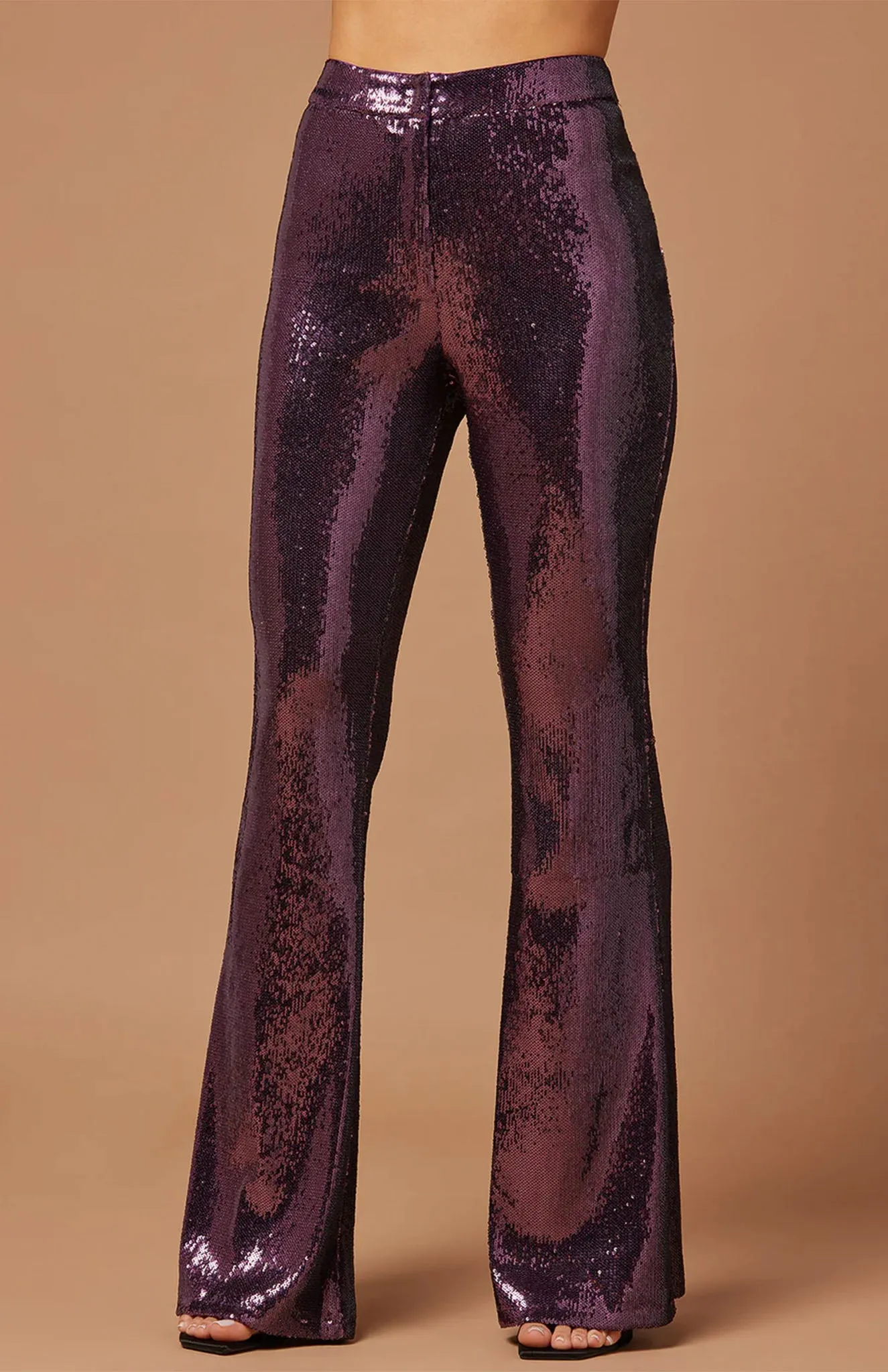 Plum Perfection Power Suit | Wine sequence Blazer Set