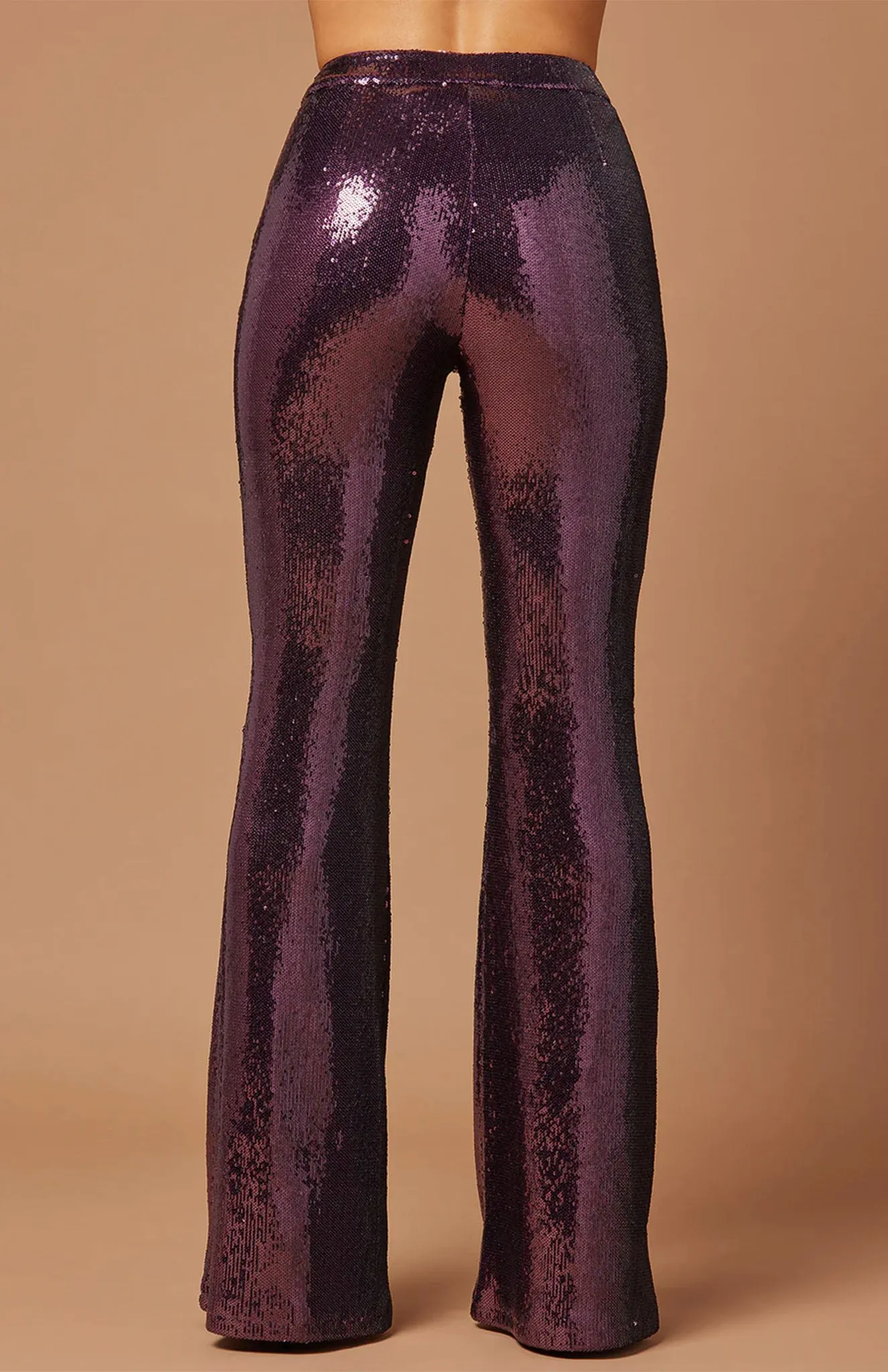 Plum Perfection Power Suit | Wine sequence Blazer Set