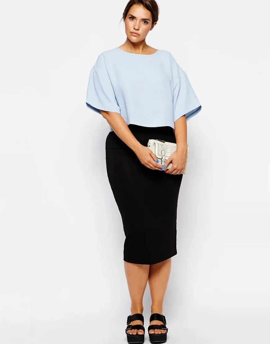 Plus Size Elegant Summer Spring Midi Skirt 6XL 7XL