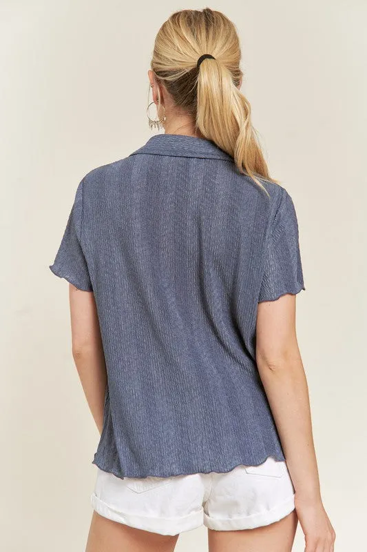 PLUS TEXTURED BUTTON DOWN SHIRTS