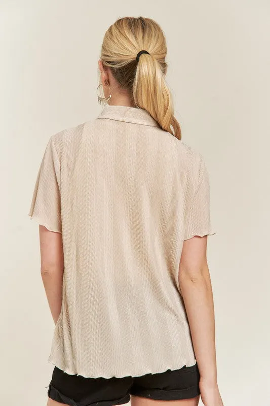 PLUS TEXTURED BUTTON DOWN SHIRTS