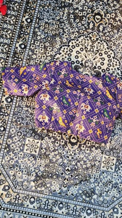 Purple Silk Blouse