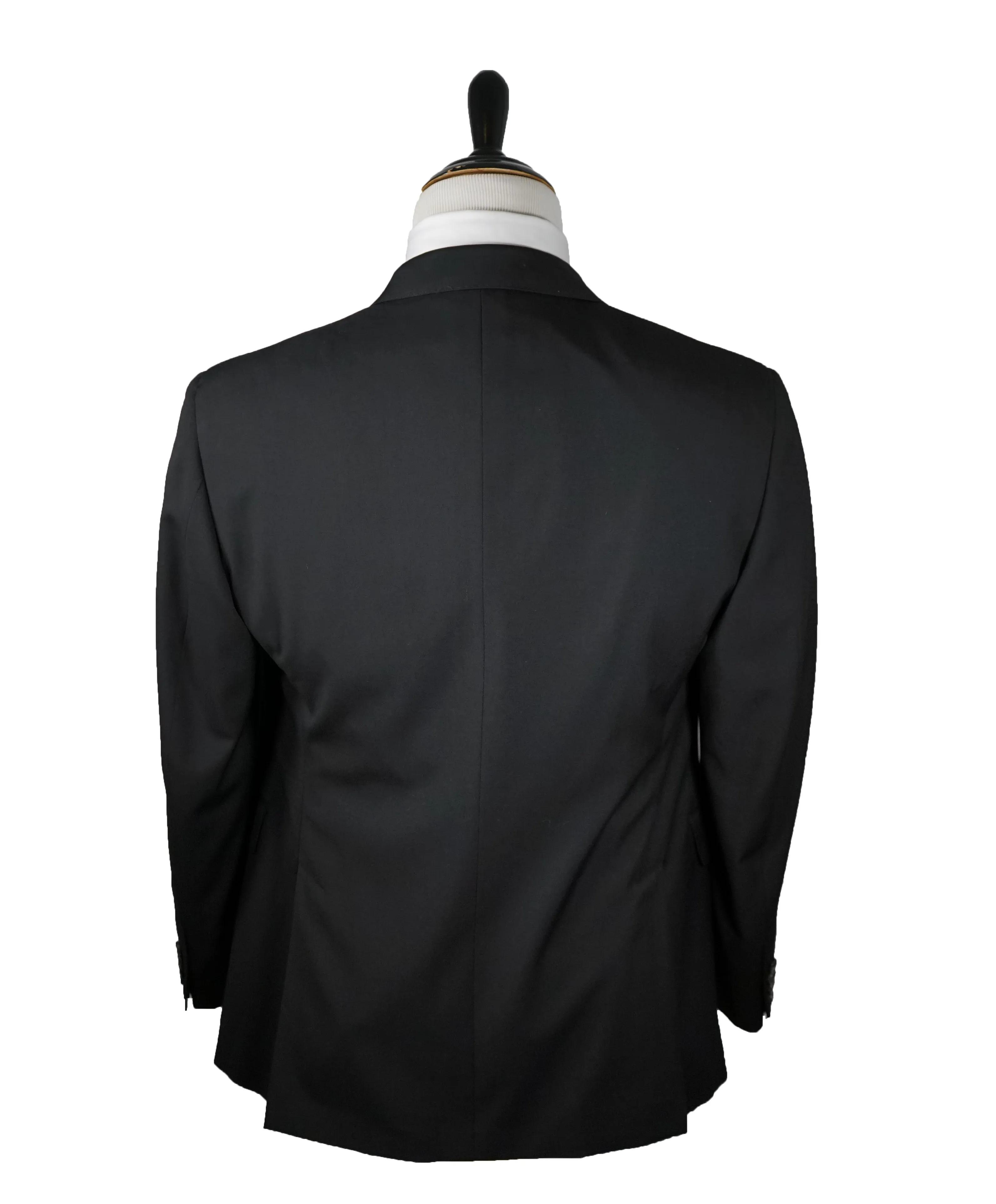 RALPH LAUREN BLACK LABEL - Black Semi-Lined Light Weight Summer Suit - 42S