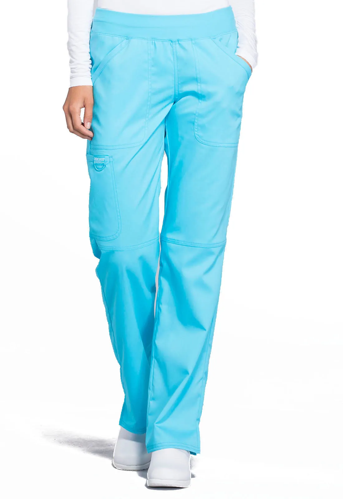 Revolution WW110 Mid Rise Straight Leg Pull-on Pants Turquoise