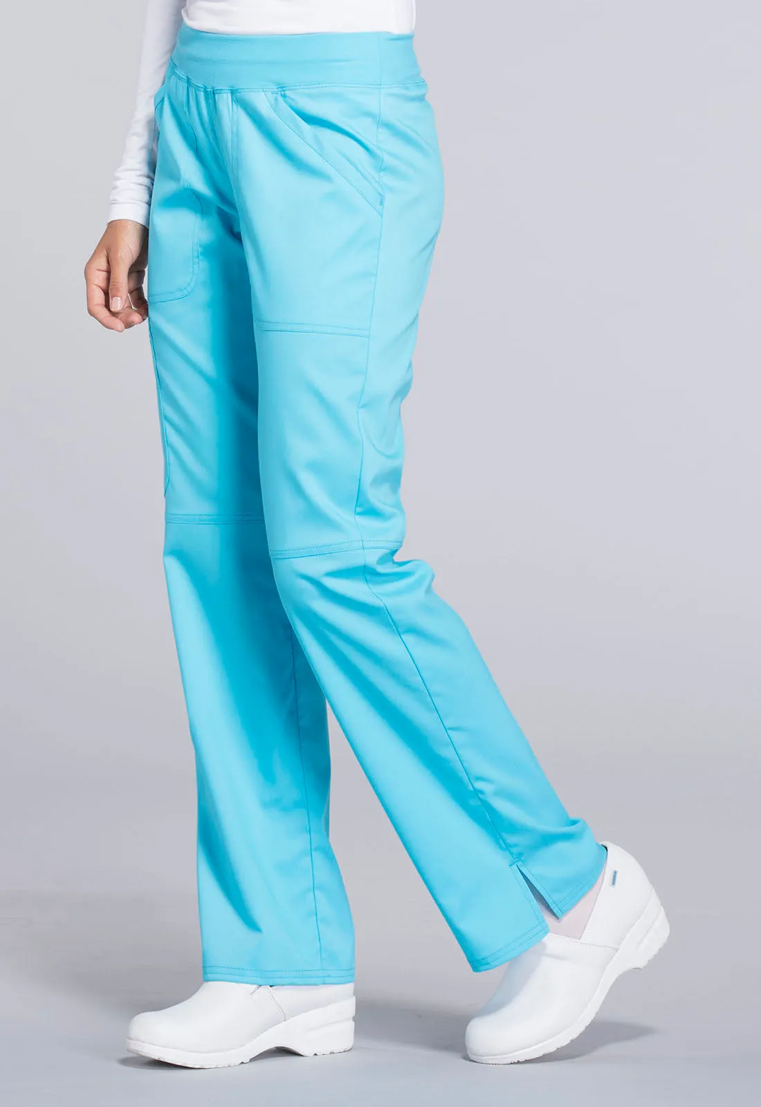 Revolution WW110 Mid Rise Straight Leg Pull-on Pants Turquoise