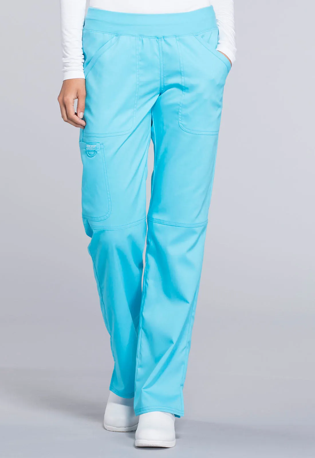 Revolution WW110 Mid Rise Straight Leg Pull-on Pants Turquoise