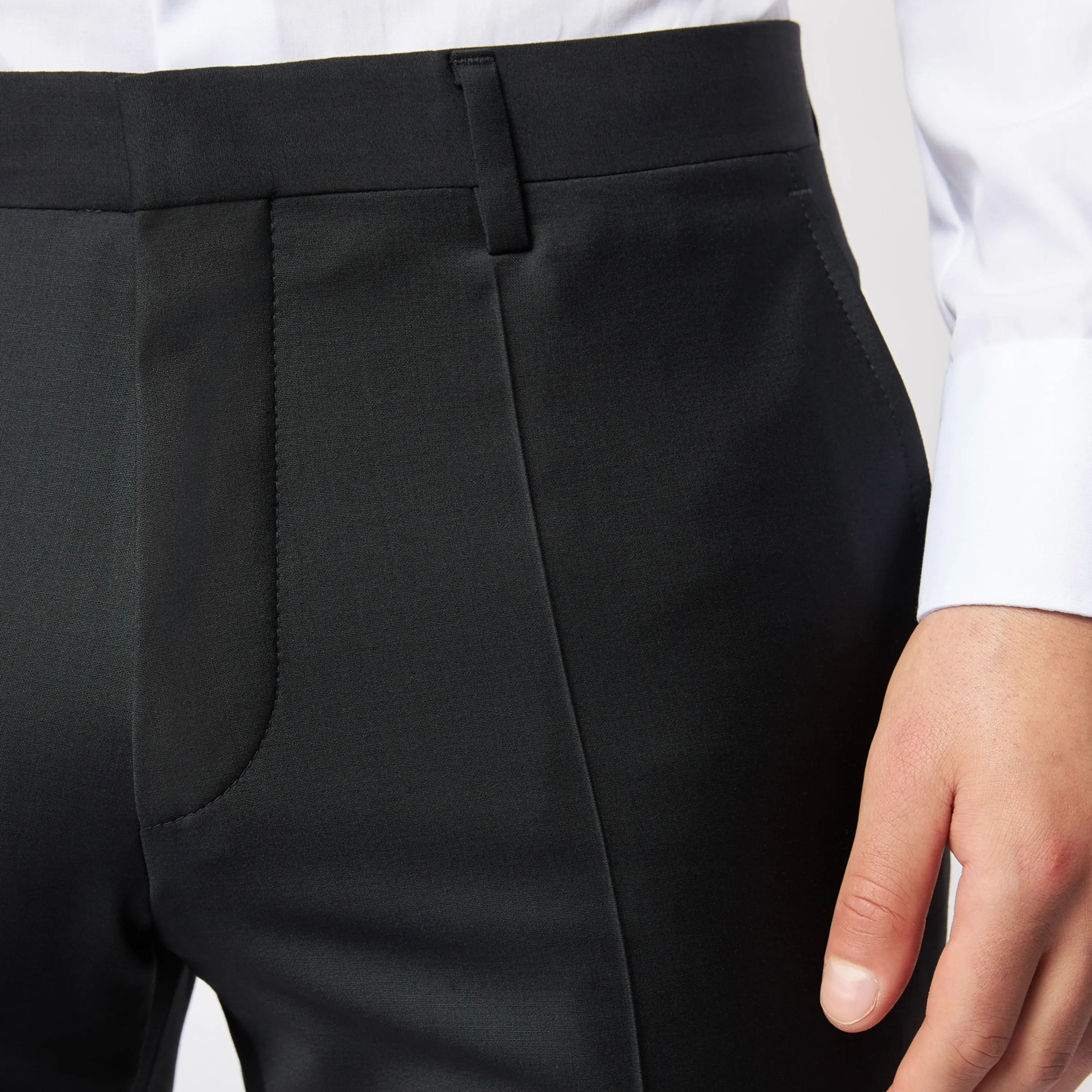 Roy Robson Slim Fit Freestyle Suit Trousers - Black