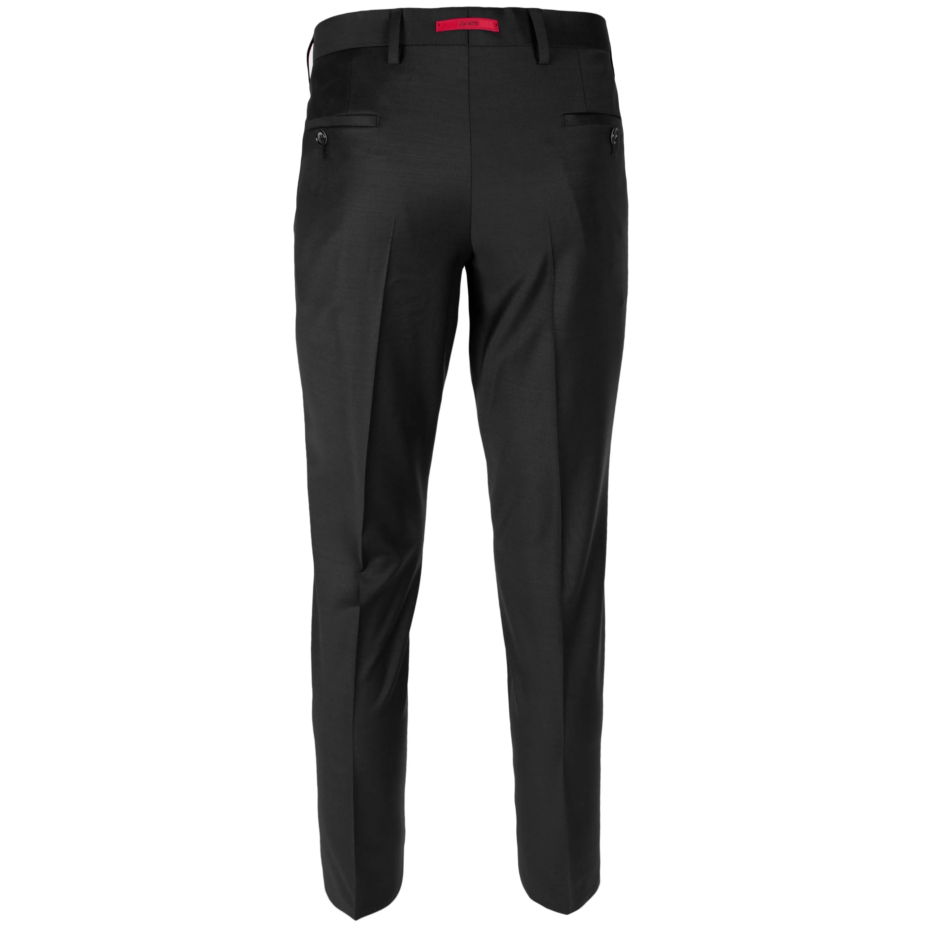 Roy Robson Slim Fit Freestyle Suit Trousers - Black
