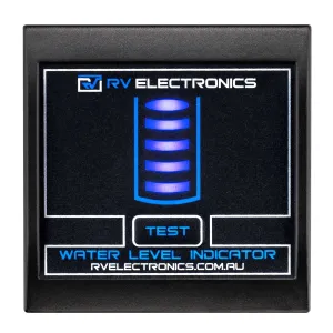 RV Electronics LED Black Single Tank Water Level Indicator
