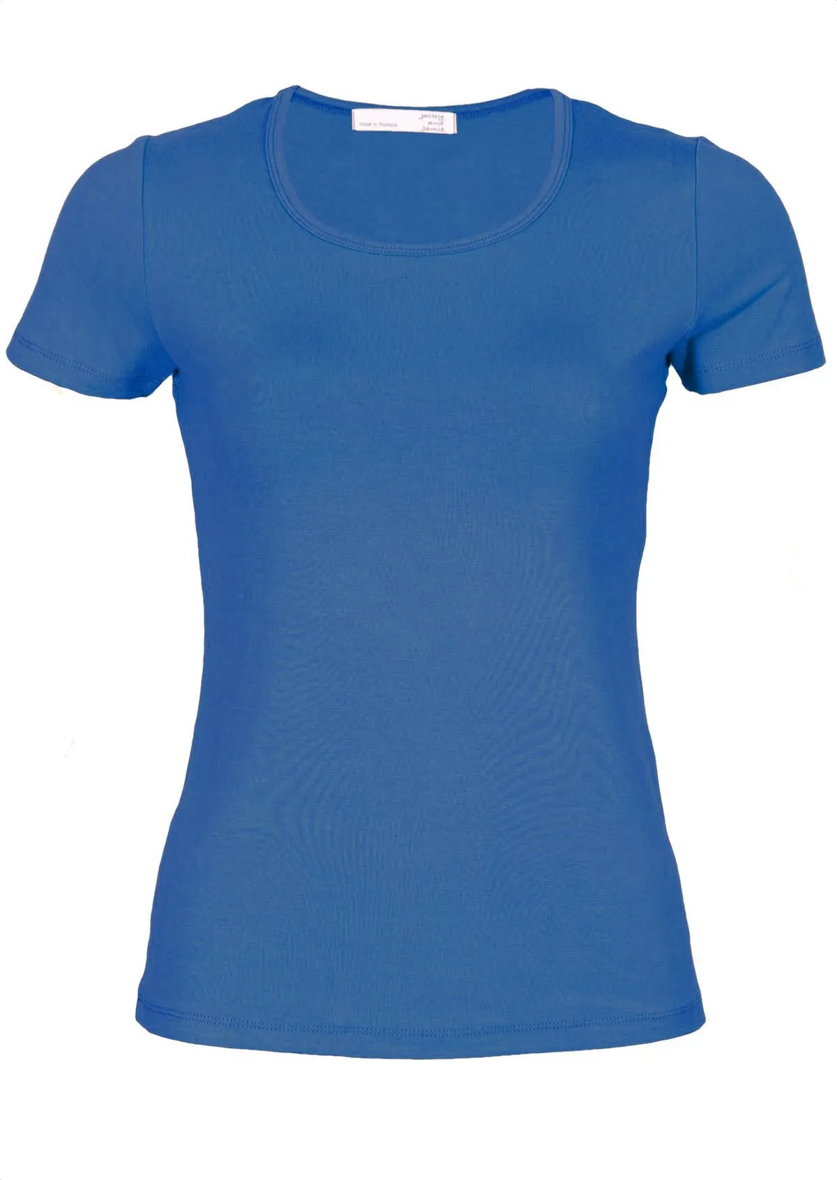 Scoop Neck T-Shirt Electric Blue