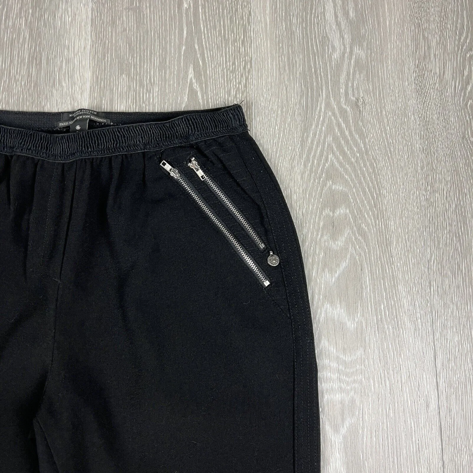 Scotch & Soda Maison Scotch Womens Black Pants Size 2