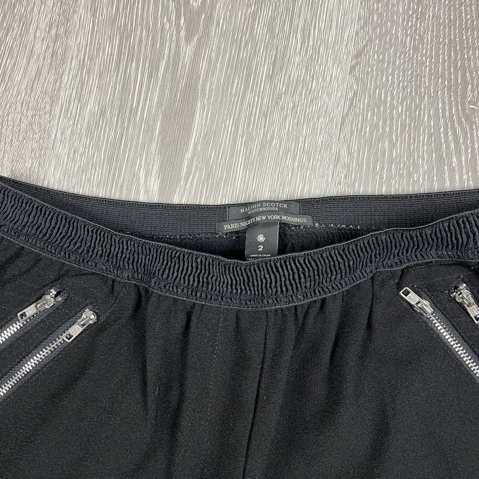 Scotch & Soda Maison Scotch Womens Black Pants Size 2